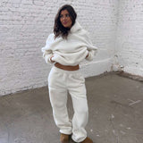 SNOW BUNNY FLARED JOGGERS