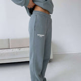 SPORTY STRAIGHT LEG JOGGERS