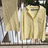 CITRUS BLOOM PYJAMAS SHIRT