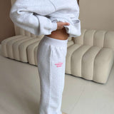 LOUNGE CLUB FLARED LEG JOGGERS