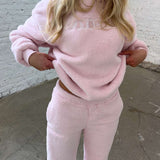 SNOW BUNNY FLARED JOGGERS