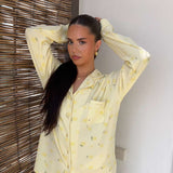 CITRUS BLOOM PYJAMAS SHIRT