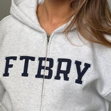 PRE-ORDER OFF DUTY OVERSIZED ZIP HOODIE