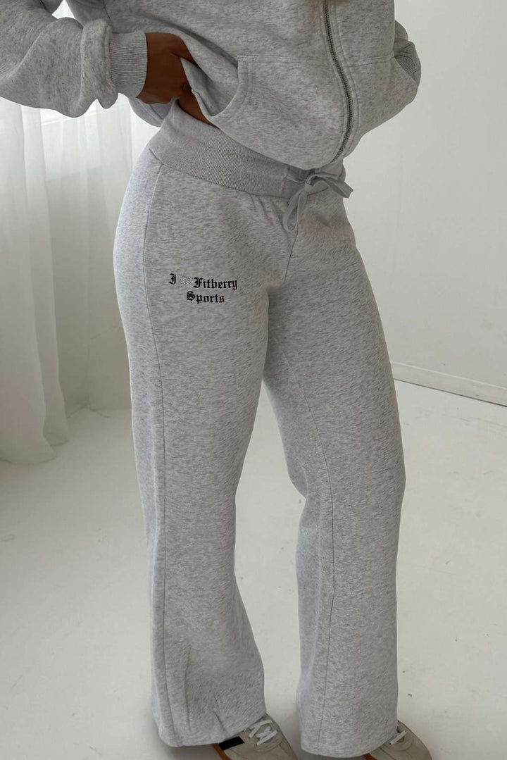 I ♥ FITBERRY LOW WAIST FLARED JOGGERS