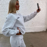 WELLNESS CLUB OVERSIZED CREWNECK