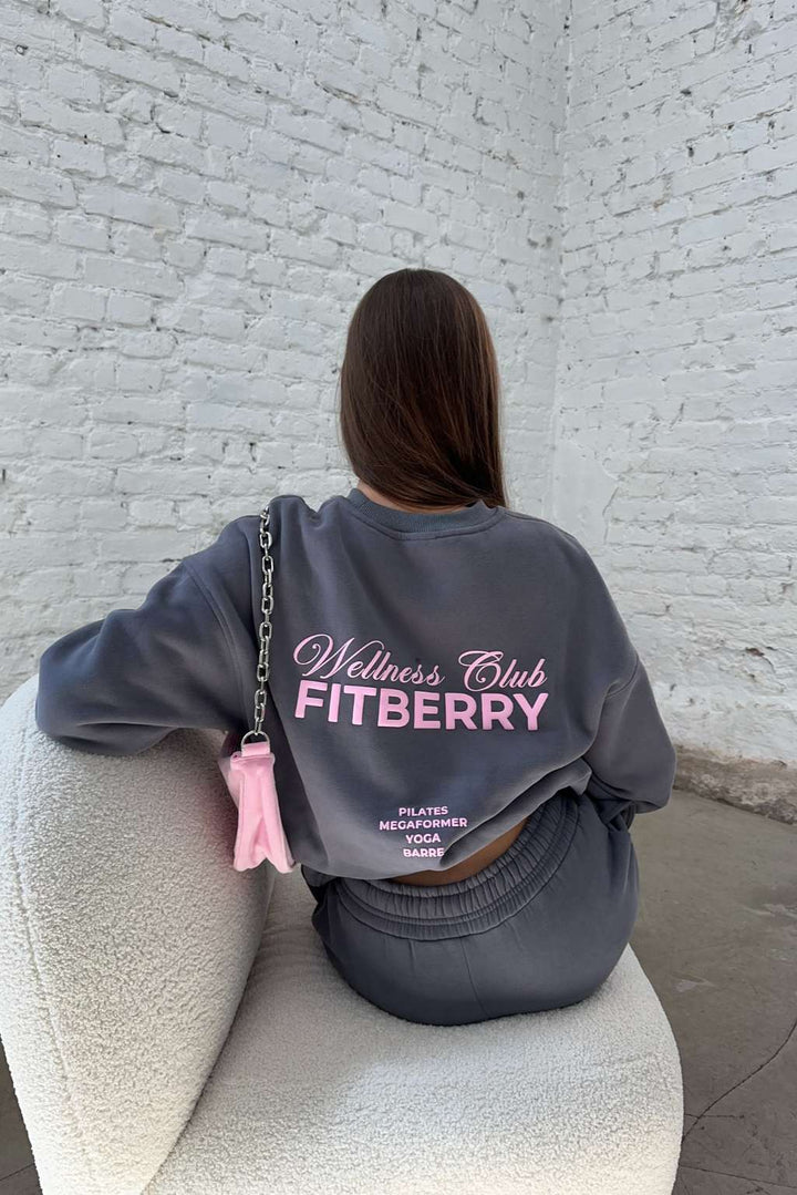WELLNESS CLUB OVERSIZED CREWNECK