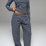 PRE-ORDER PALMER SOFT STRIPE WIDE LEG PANTS
