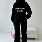 I ♥ FITBERRY OVERSIZED ZIP HOODIE