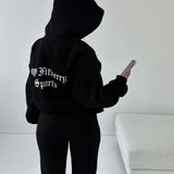 I ♥ FITBERRY OVERSIZED ZIP HOODIE