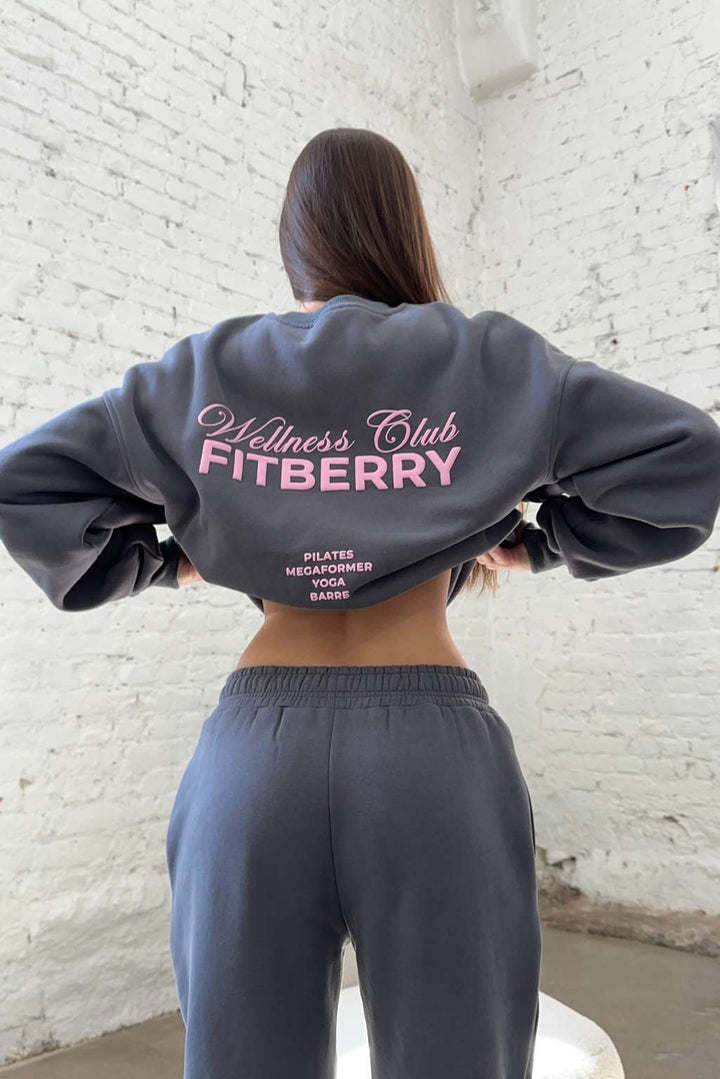 WELLNESS CLUB OVERSIZED CREWNECK