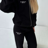 I ♥ FITBERRY OVERSIZED ZIP HOODIE