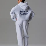 SPORTS STUDIO OVERSIZED ZIP HOODIE