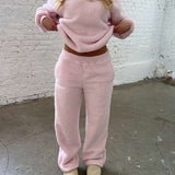 SNOW BUNNY FLARED JOGGERS