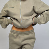 SIGNATURE OVERSIZED ZIP HOODIE
