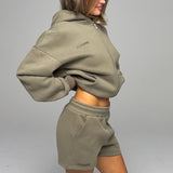 SIGNATURE OVERSIZED ZIP HOODIE