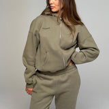 SIGNATURE OVERSIZED ZIP HOODIE