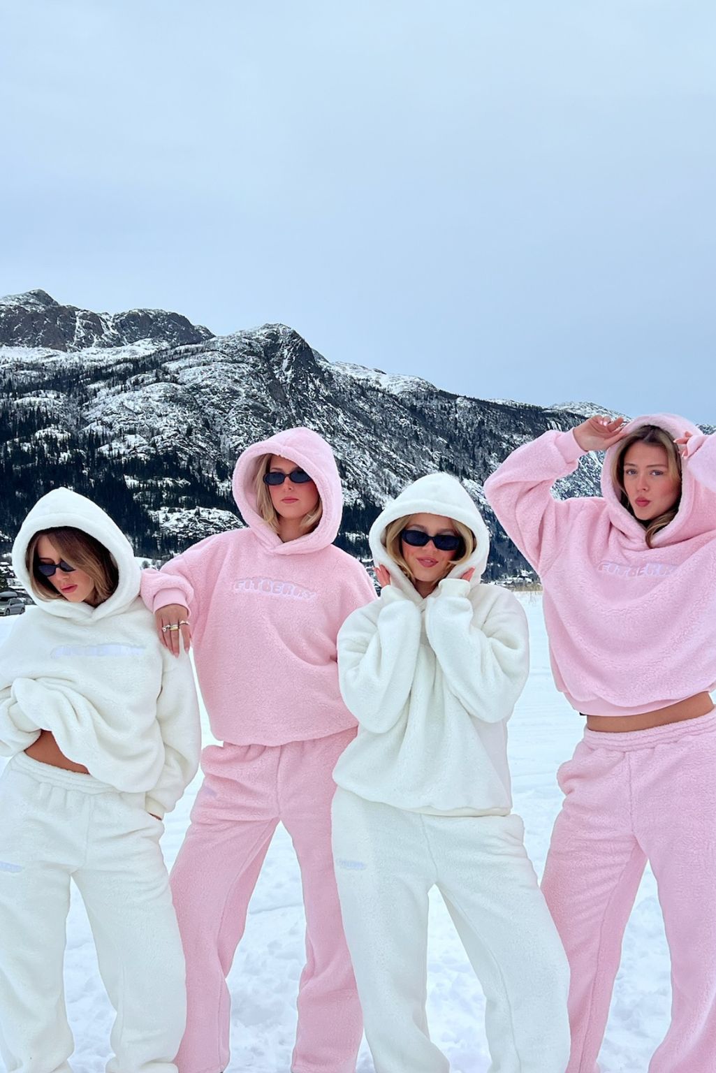 SNOW BUNNY FLARED JOGGERS