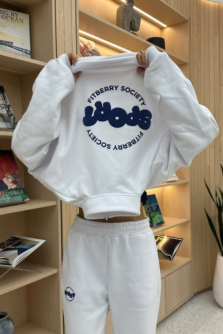SOLD OUT - SPORT SOCIETY OVERSIZED HALF ZIP