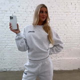 WELLNESS CLUB OVERSIZED CREWNECK