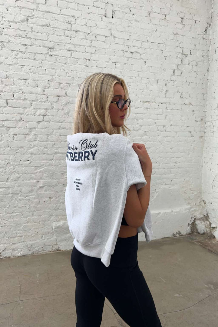 WELLNESS CLUB OVERSIZED CREWNECK