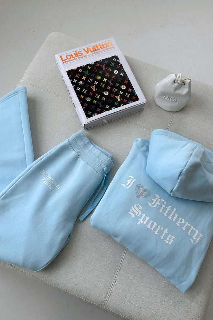 I ♥ FITBERRY OVERSIZED ZIP HOODIE