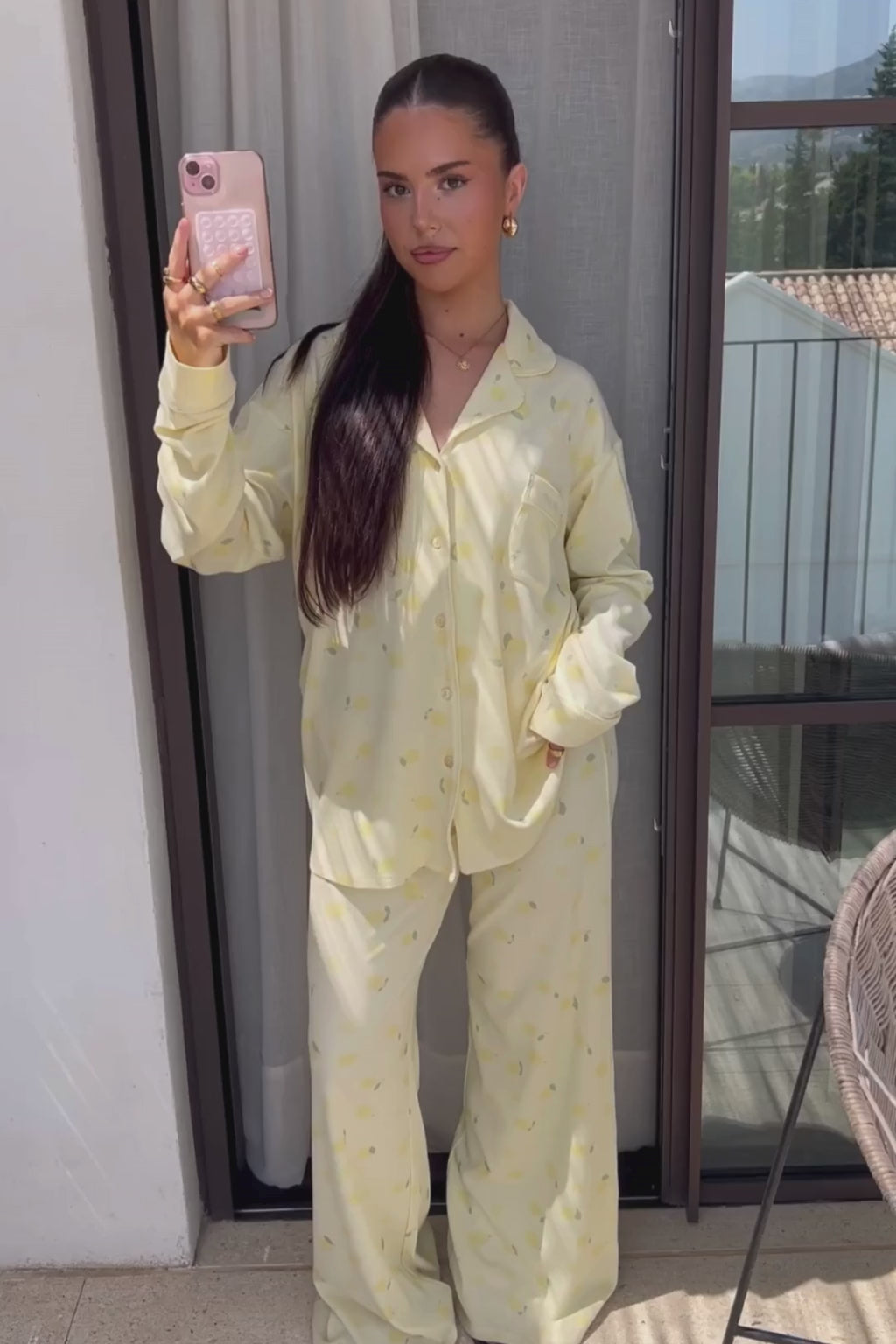 CITRUS BLOOM PYJAMAS SHIRT